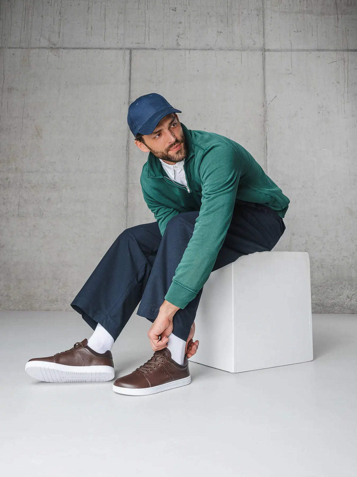 Barfuß-Sneaker Barebarics Enigma - Dunkelbraun