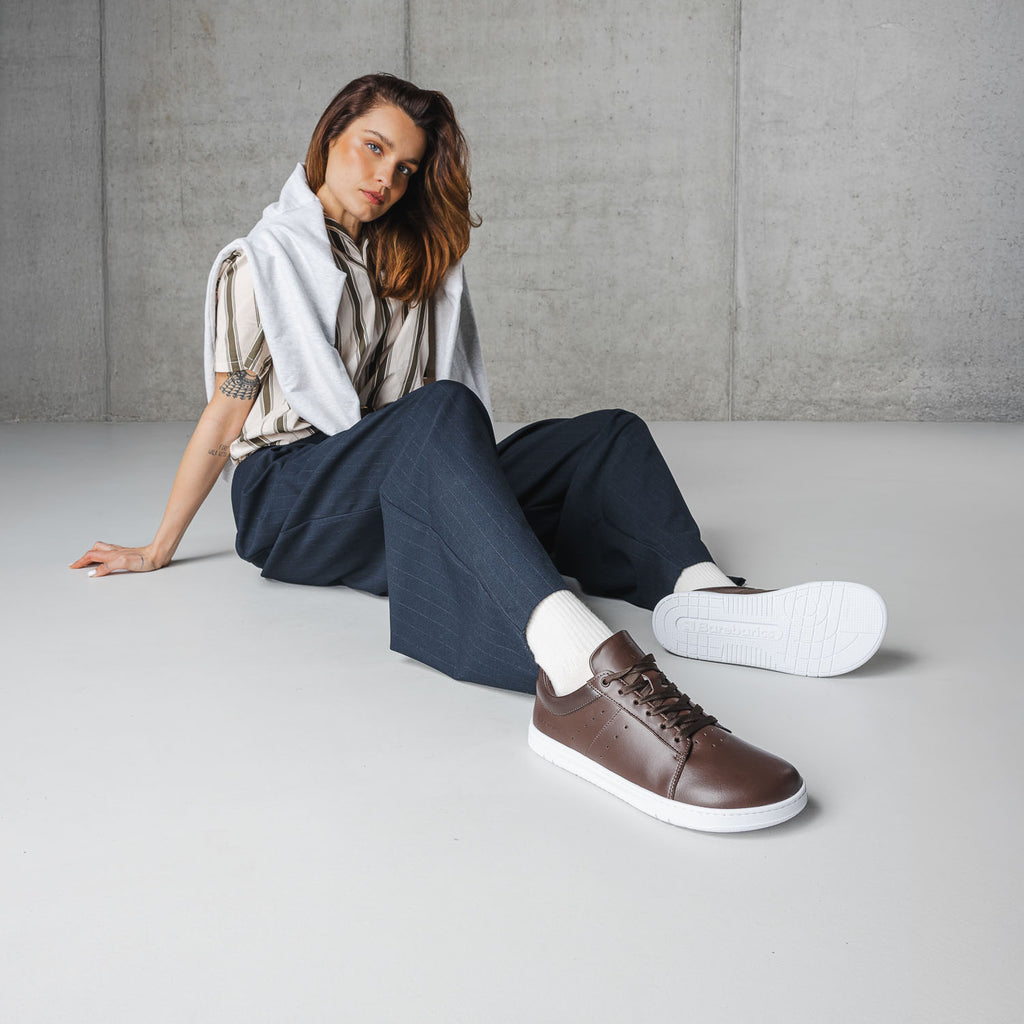 Barfuß-Sneaker Barebarics Enigma - Dunkelbraun