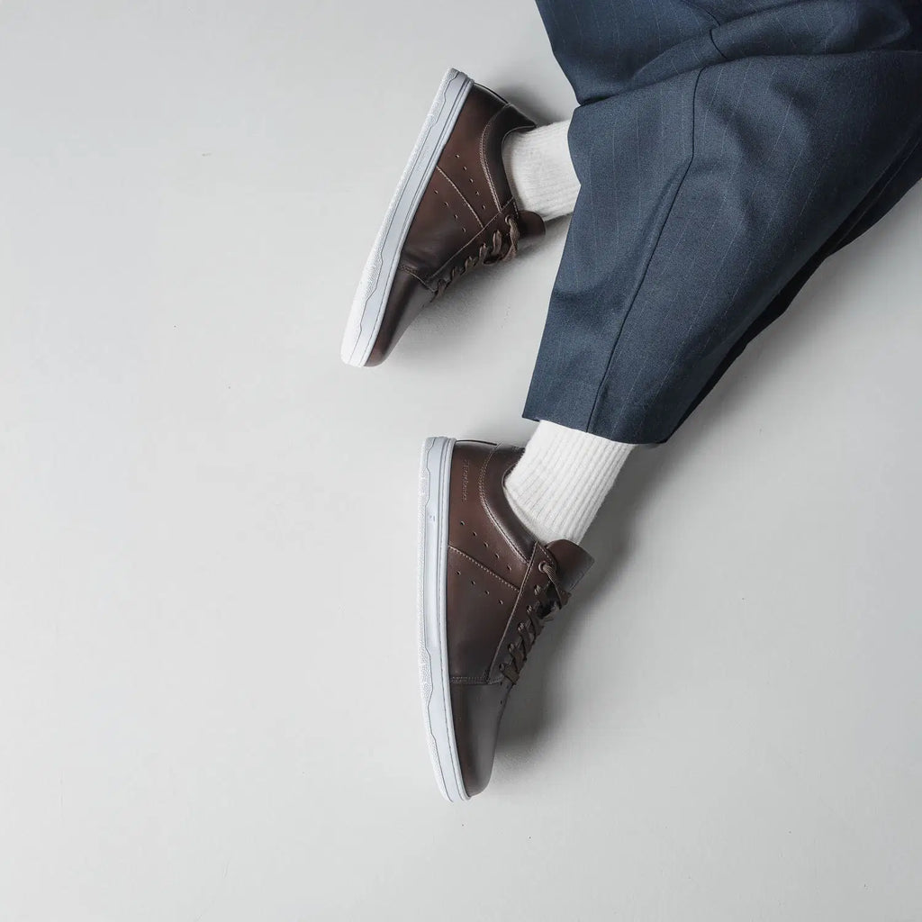Barfuß-Sneaker Barebarics Enigma - Dunkelbraun