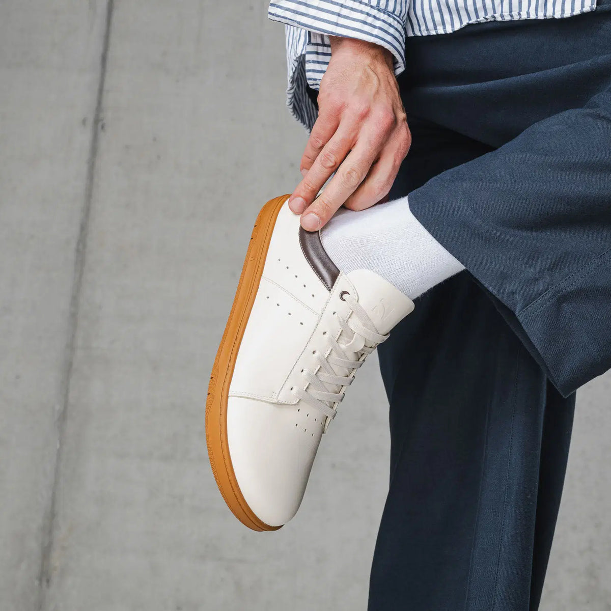 Barfuß-Sneaker Barebarics Enigma - Ivory