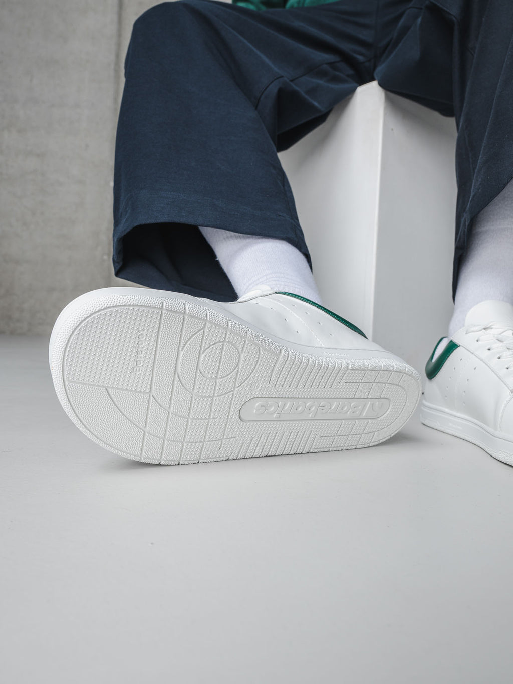 Barfußschuhe Barebarics Enigma - Weiß & Dunkelgrün