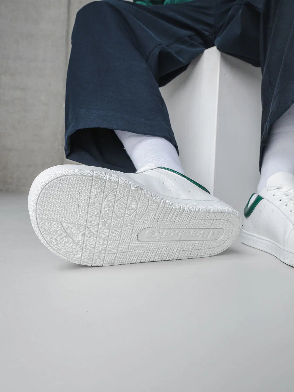 Barefoot Sneakers Barebarics Enigma - White & Dark Green