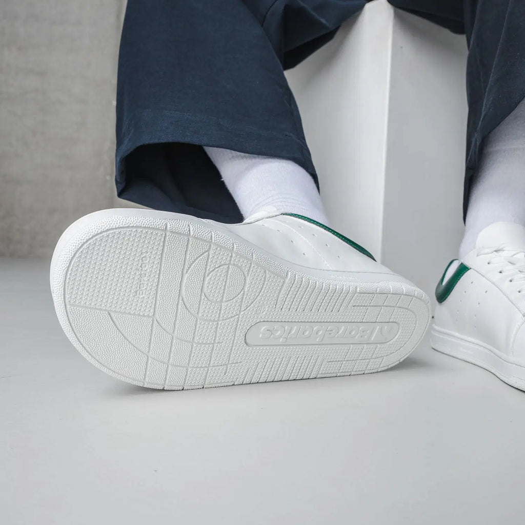 Barefoot Sneakers Barebarics Enigma - White & Dark Green