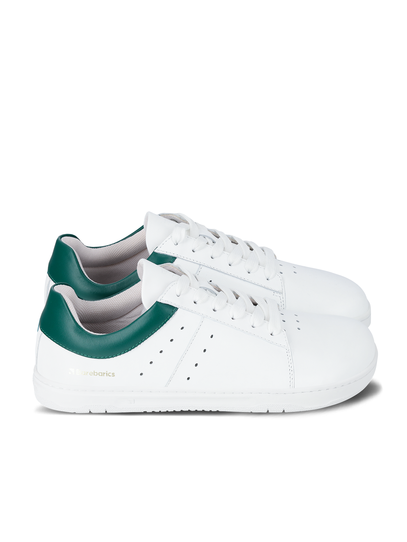 Barfußschuhe Barebarics Enigma - Weiß & Dunkelgrün