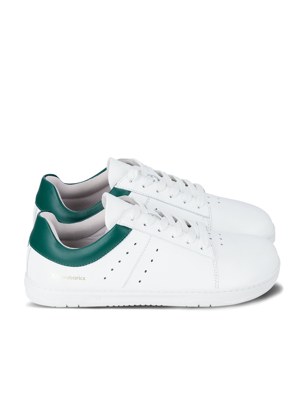 Barfußschuhe Barebarics Enigma - Weiß & Dunkelgrün