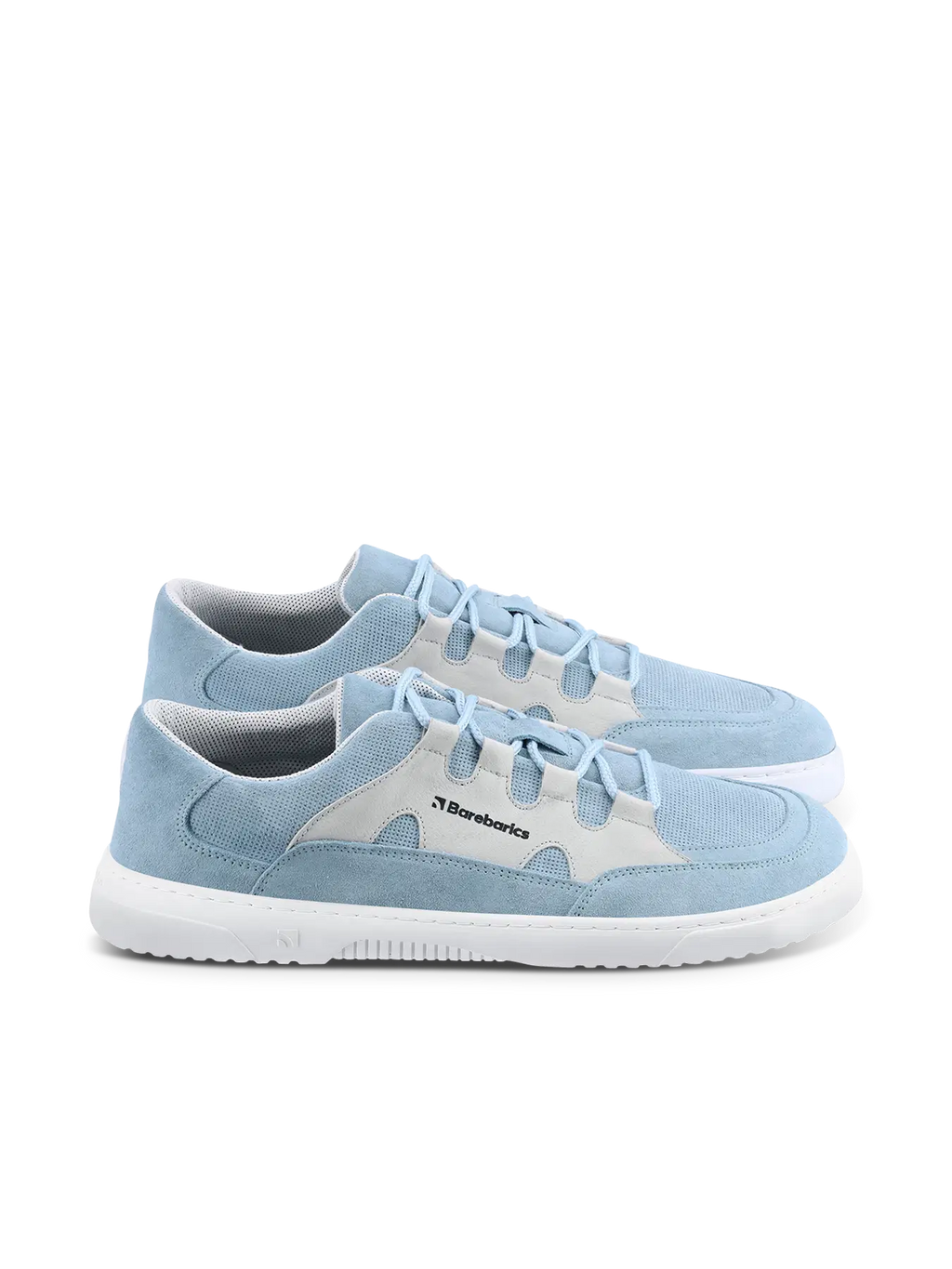 Barfuß-Sneaker Barebarics Evo - Hellblau & Weiß