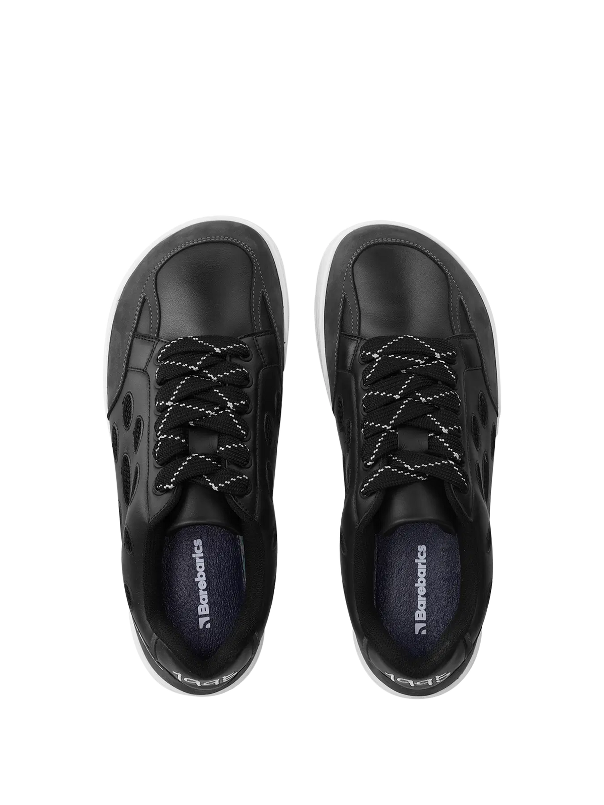 Barefoot Sneakers Barebarics Fusion - Black & White