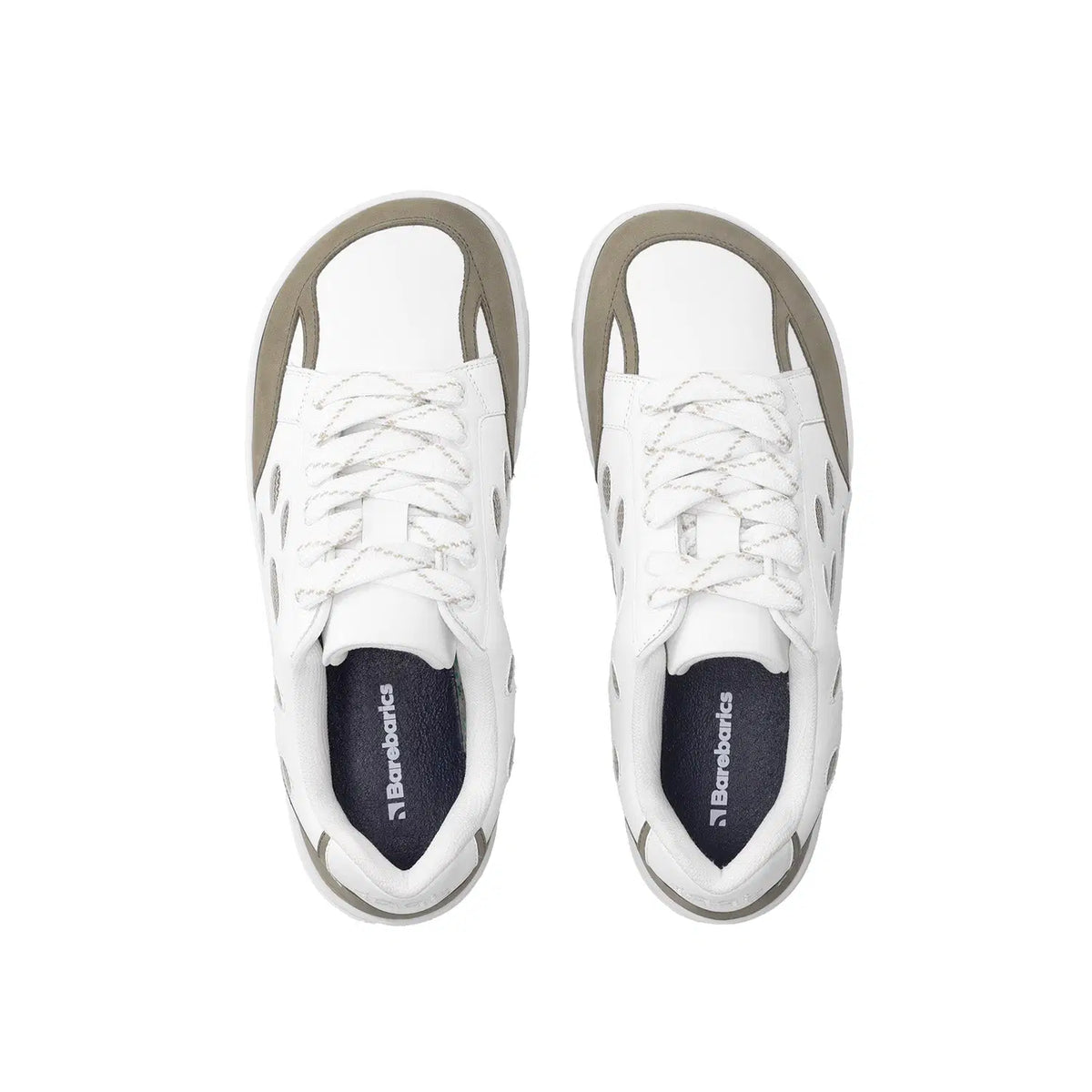 Barfußschuhe Barebarics Fusion - White & Army Brown