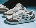 Barfußschuhe Barebarics Fusion - White & Army Brown