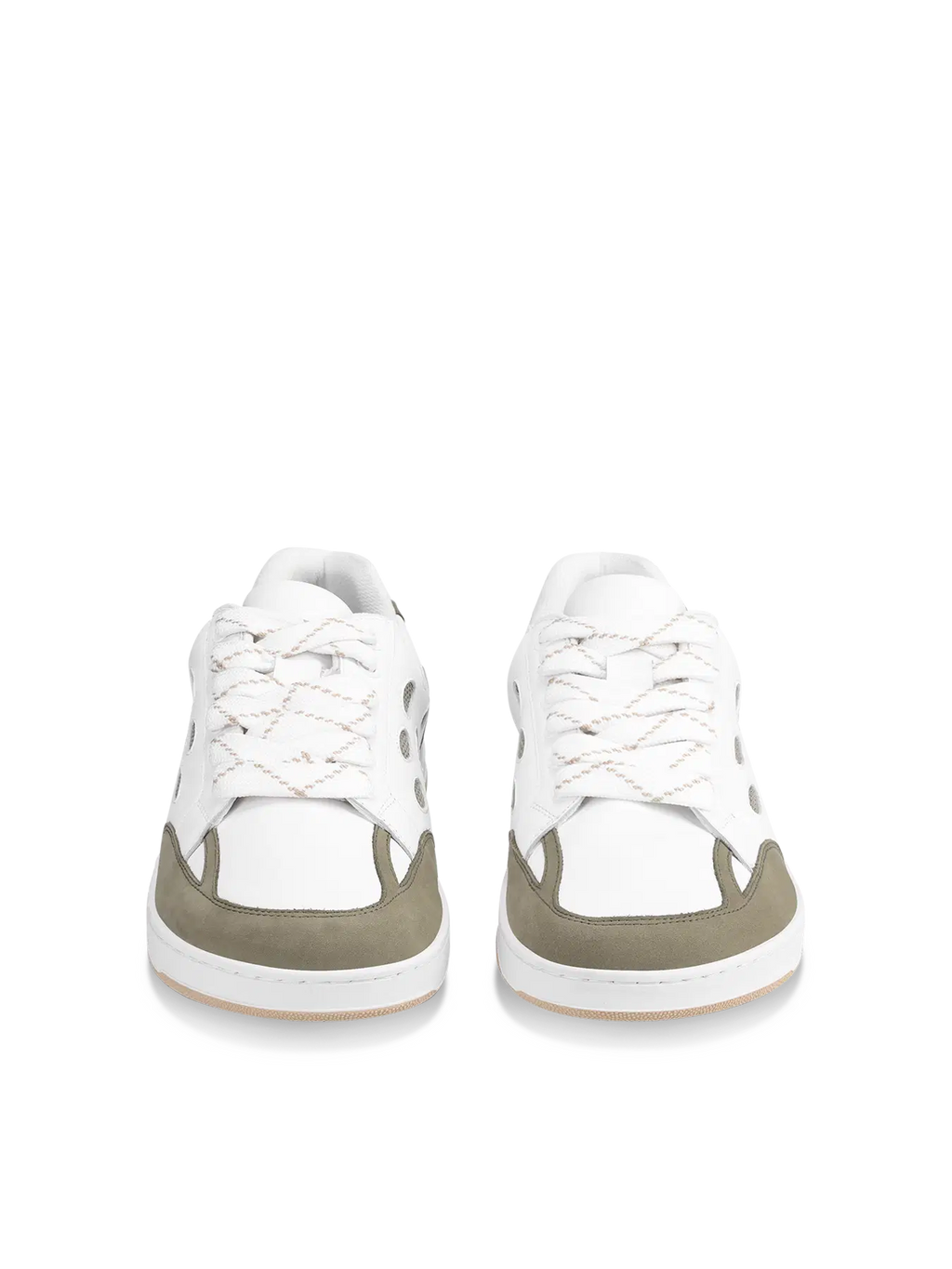 Barfußschuhe Barebarics Fusion - White & Army Brown