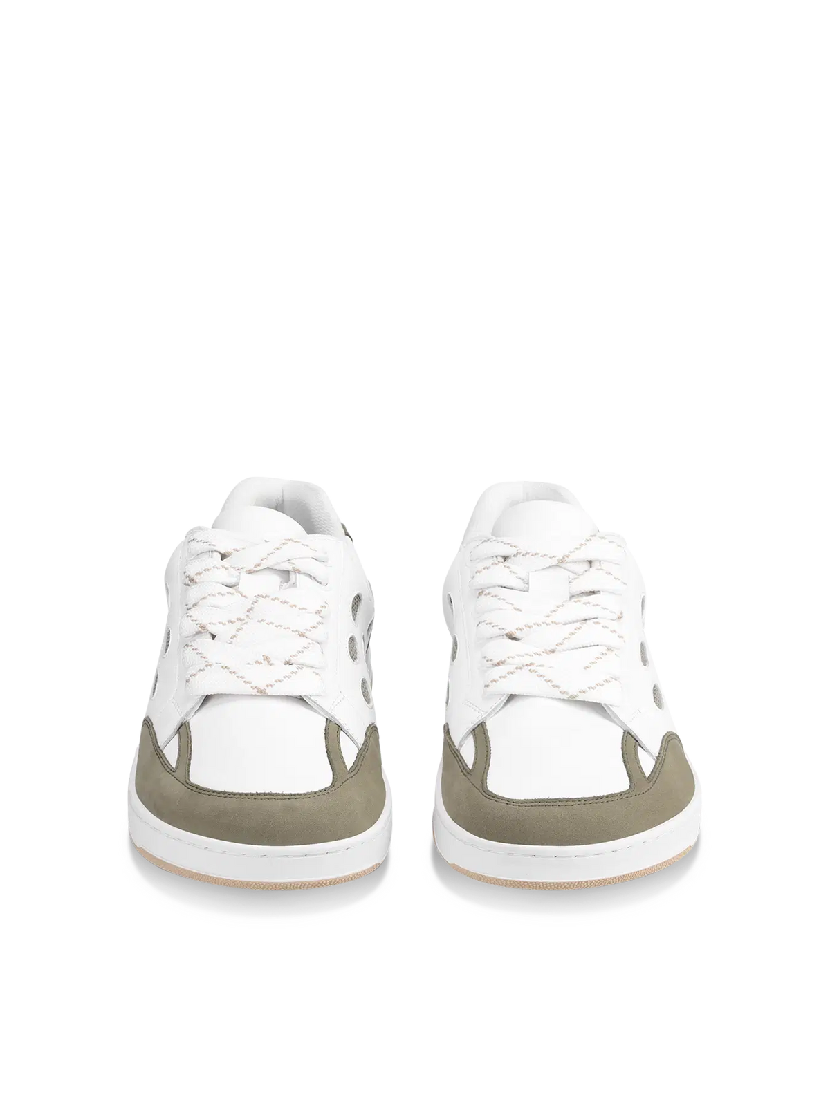 Barfußschuhe Barebarics Fusion - White & Army Brown