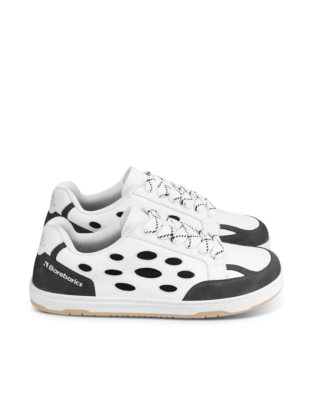 Barefoot Sneakers Barebarics Fusion - White & Charcoal
