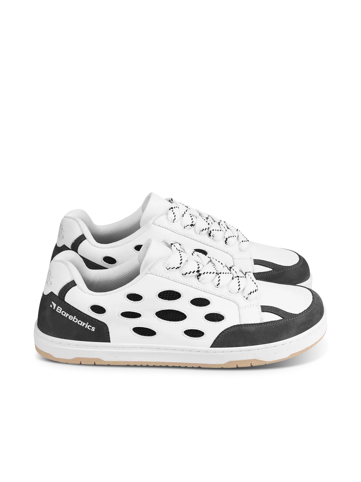 Barefoot Sneakers Barebarics Fusion - White & Charcoal