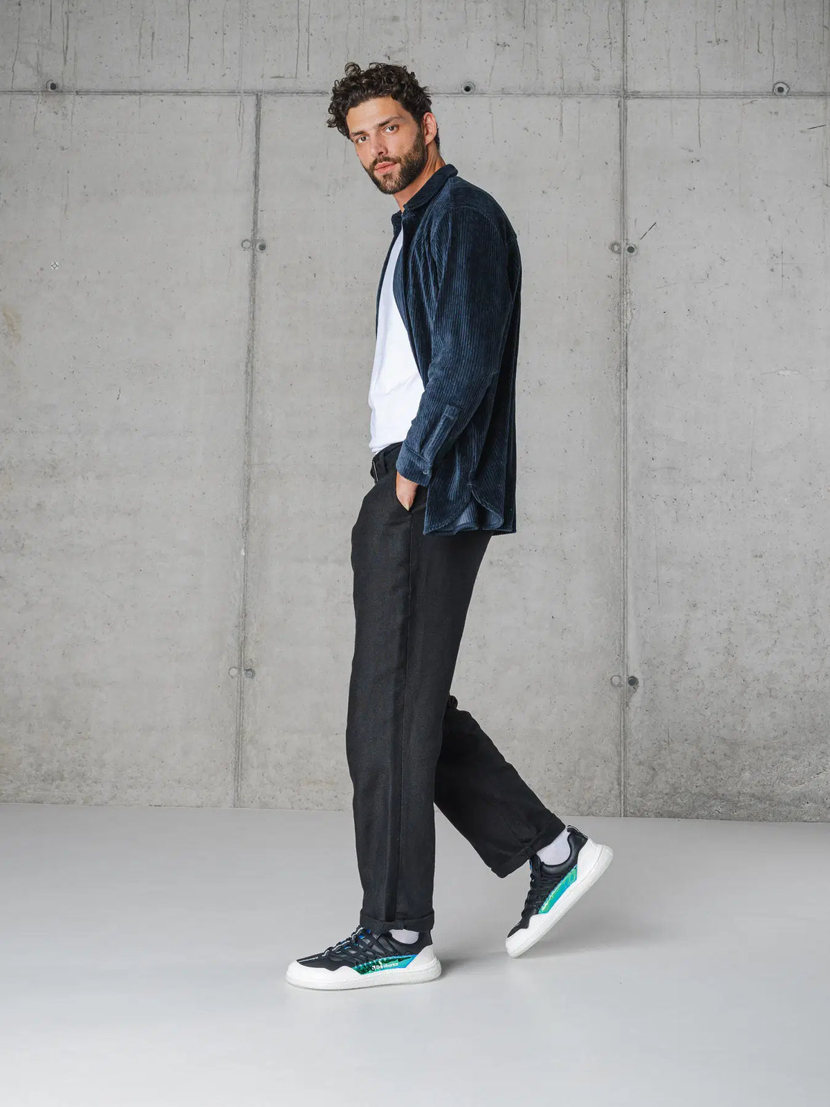 Barfuß-Sneaker Barebarics Futura - Iridescent Black