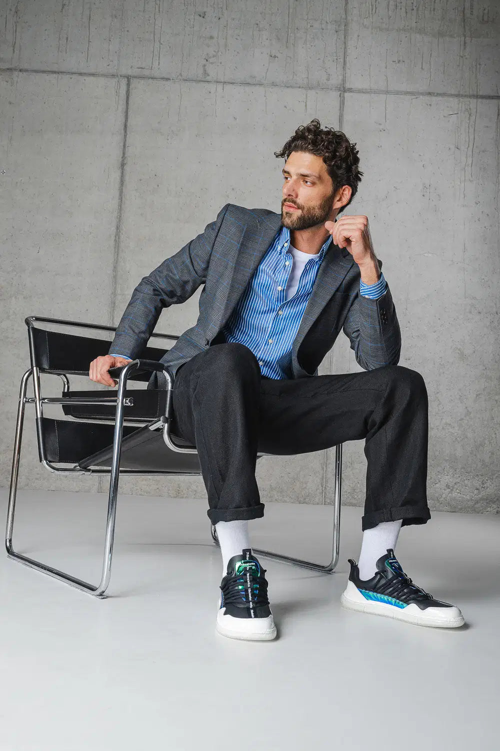 Barfuß-Sneaker Barebarics Futura - Iridescent Black