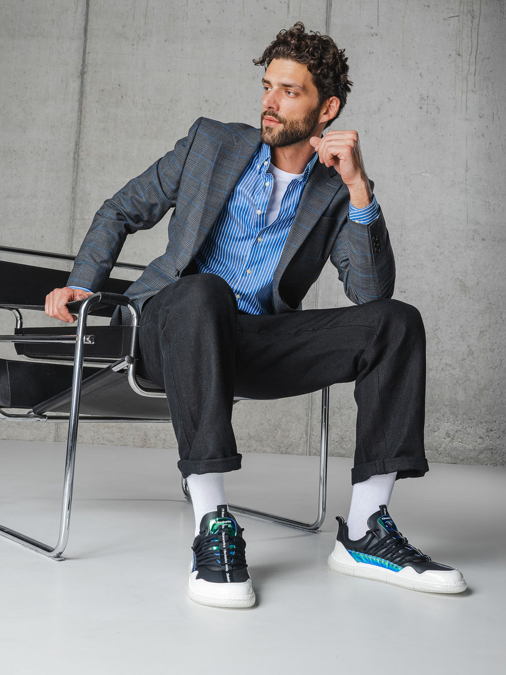 Barfuß-Sneaker Barebarics Futura - Iridescent Black