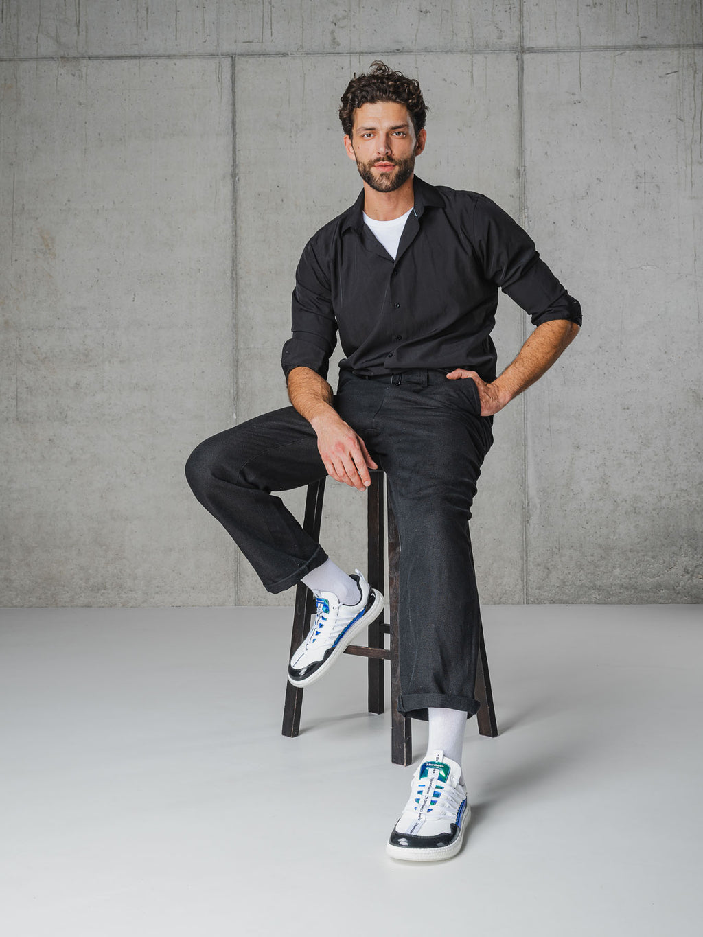 Barfuß-Sneaker Barebarics Futura - Iridescent White