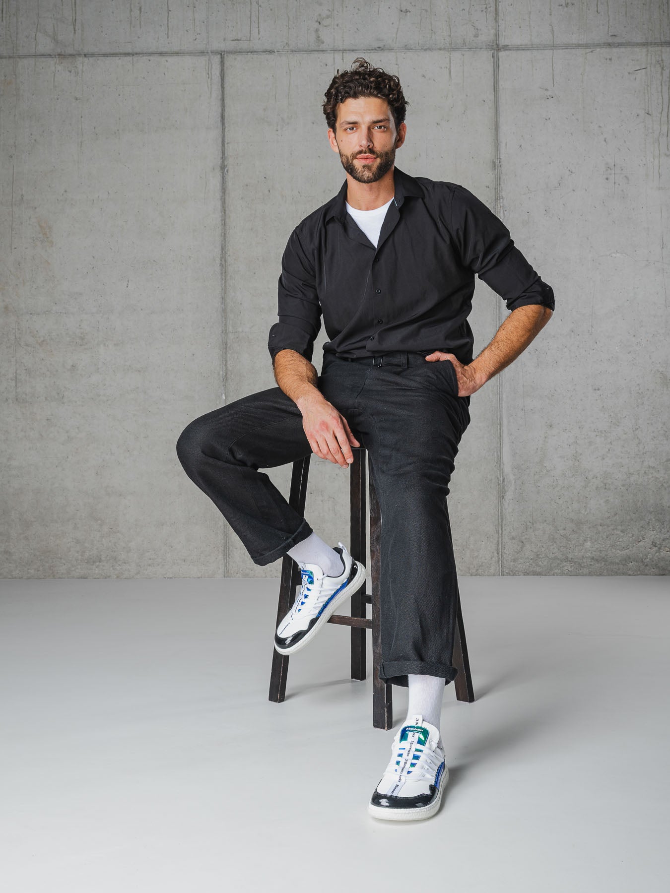 Barfuß-Sneaker Barebarics Futura - Iridescent White
