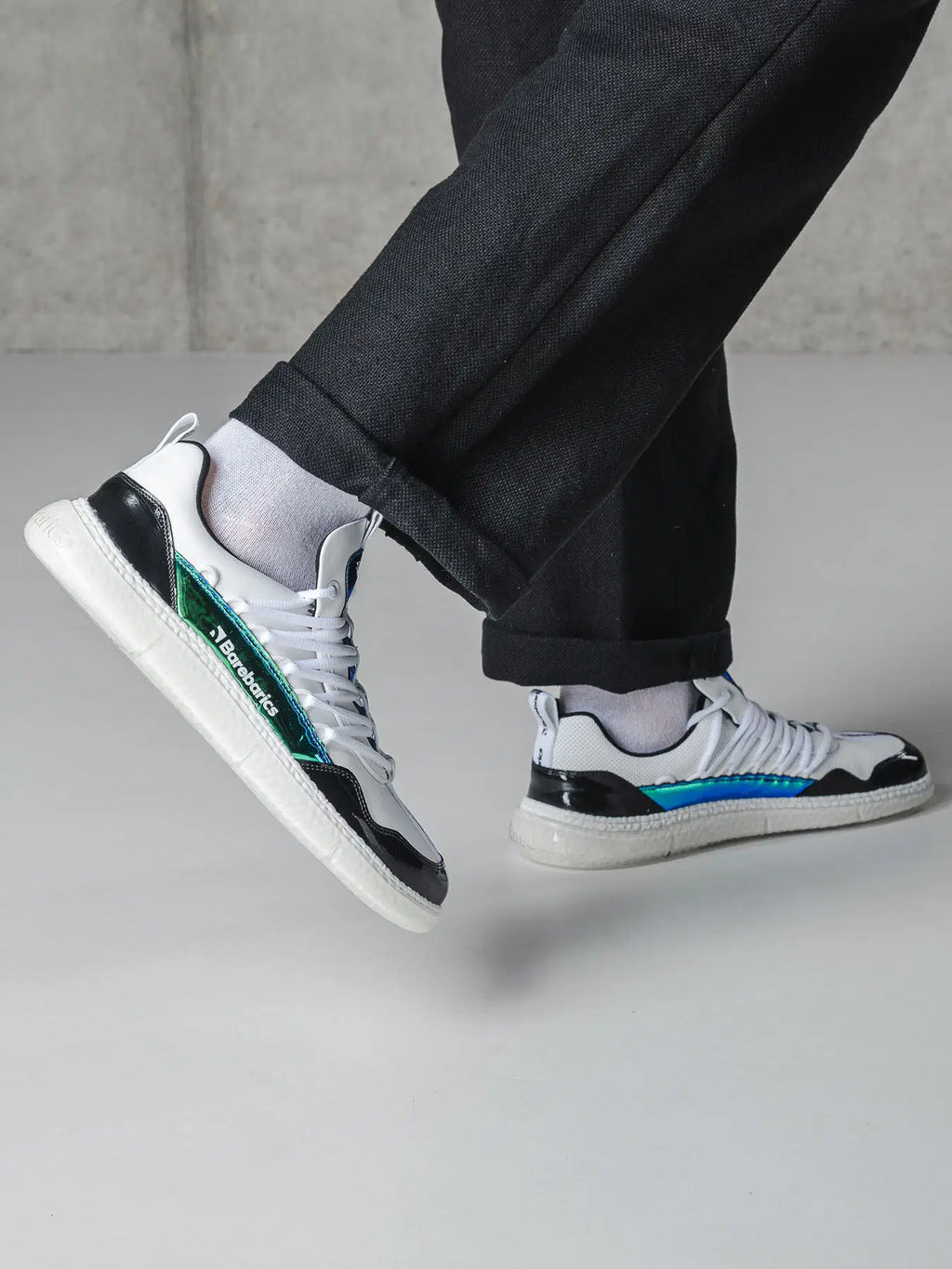 Barfuß-Sneaker Barebarics Futura - Iridescent White