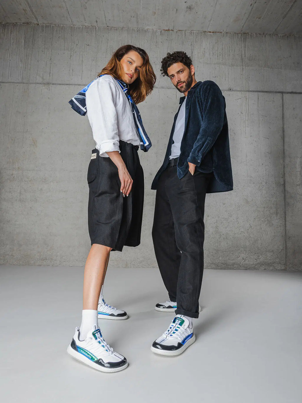 Barfuß-Sneaker Barebarics Futura - Iridescent White
