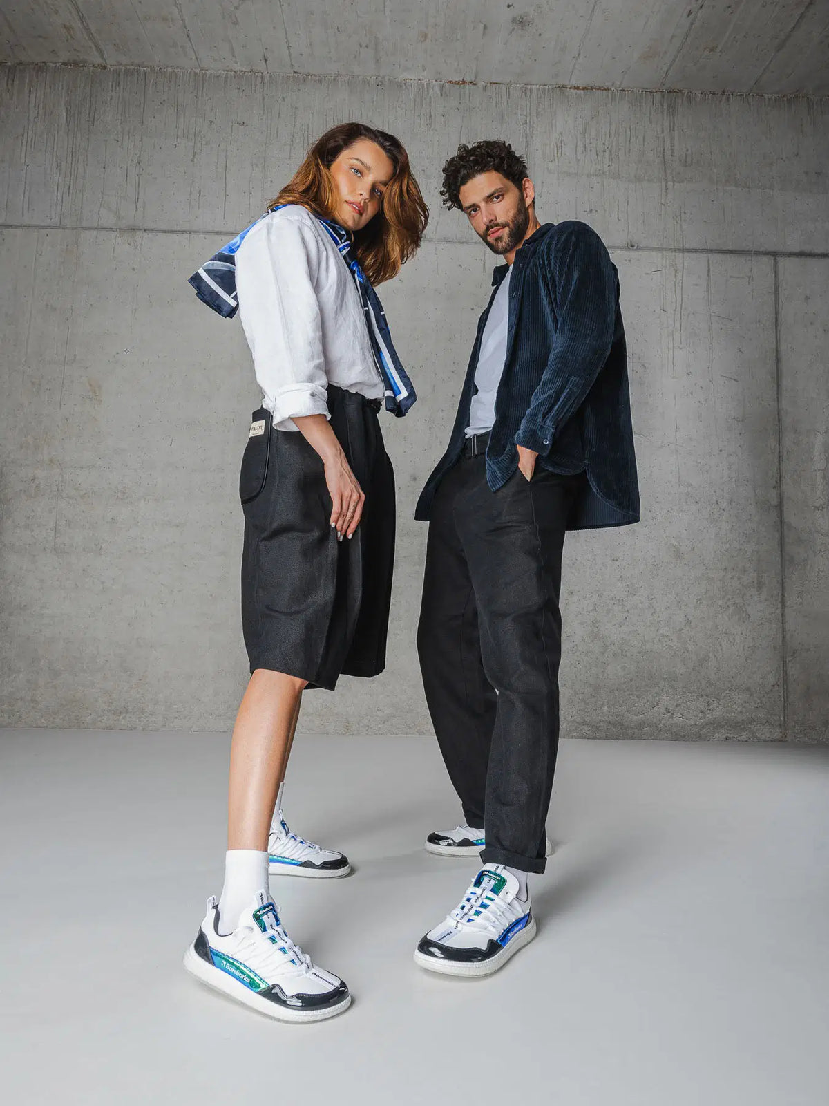 Barfuß-Sneaker Barebarics Futura - Iridescent White