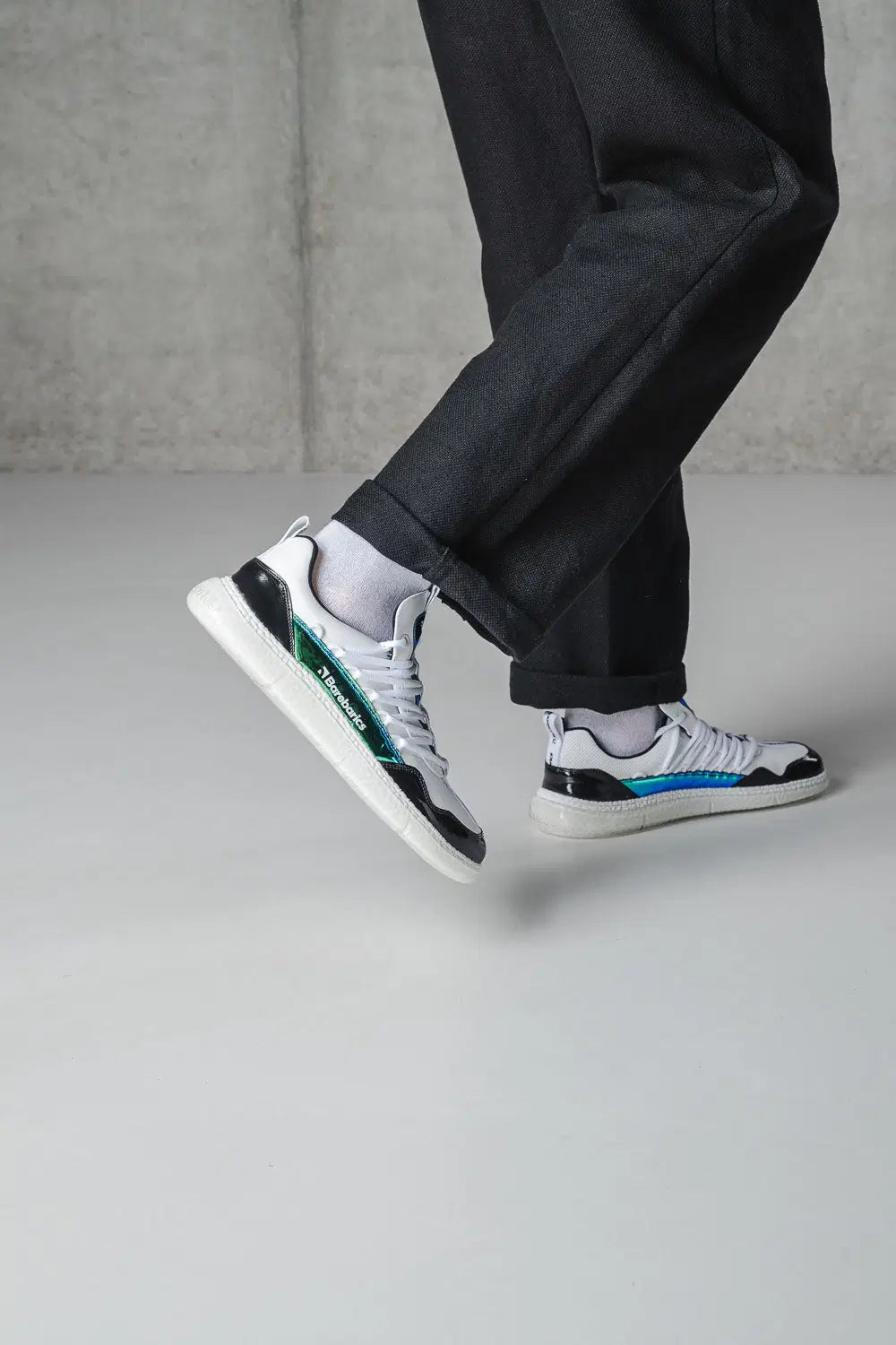 Barfuß-Sneaker Barebarics Futura - Iridescent White