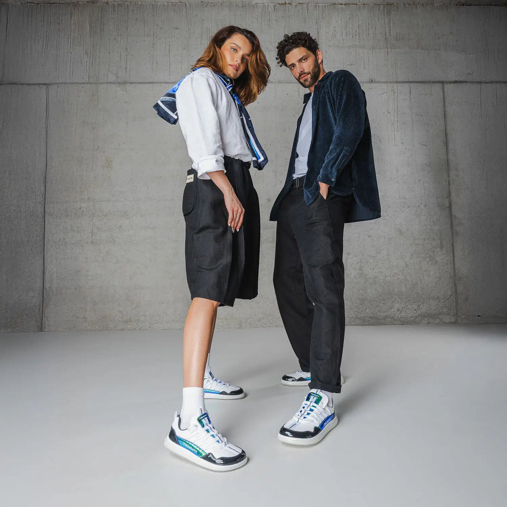 Barfuß-Sneaker Barebarics Futura - Iridescent White