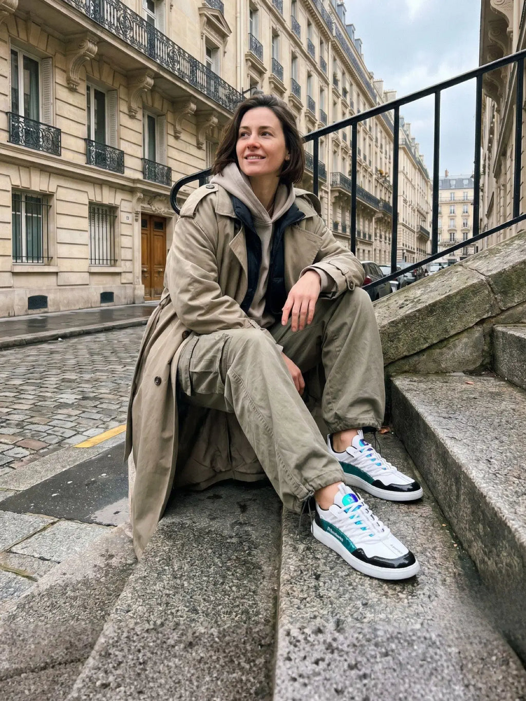 Barfuß-Sneaker Barebarics Futura - Iridescent White