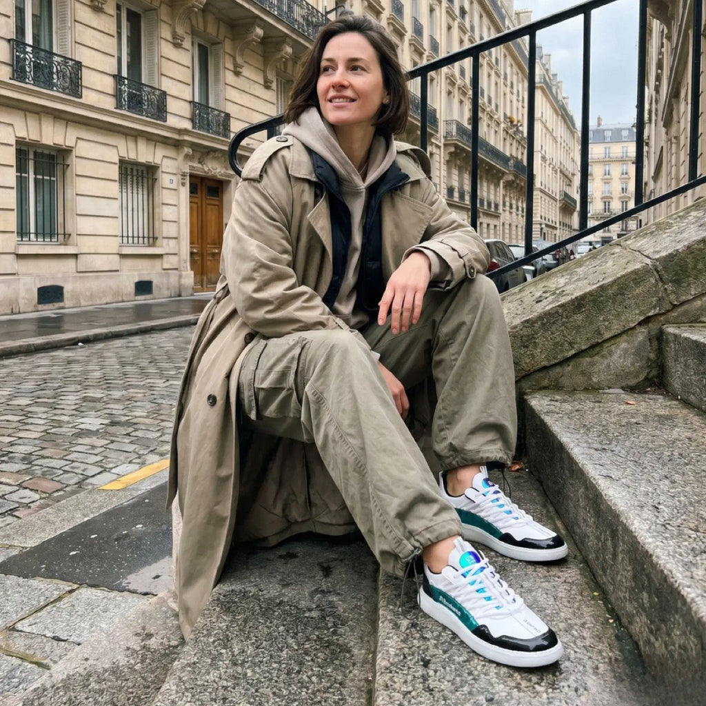 Barfuß-Sneaker Barebarics Futura - Iridescent White