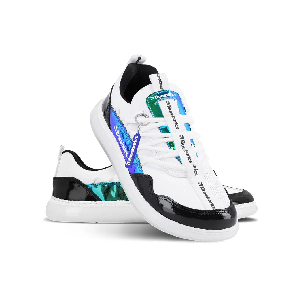 Barfuß-Sneaker Barebarics Futura - Iridescent White