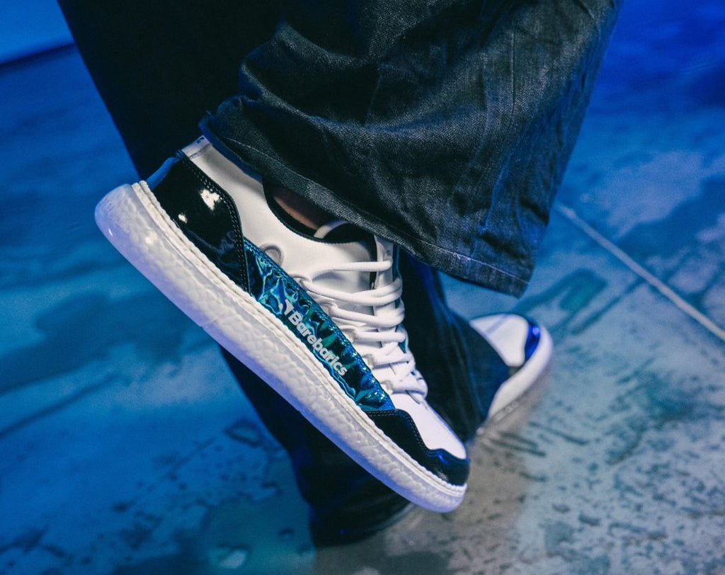 Barfuß-Sneaker Barebarics Futura - Iridescent White