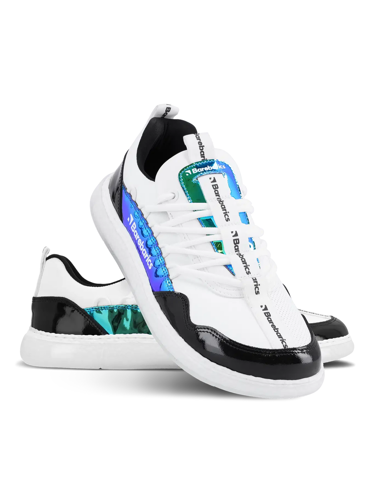 Barfuß-Sneaker Barebarics Futura - Iridescent White