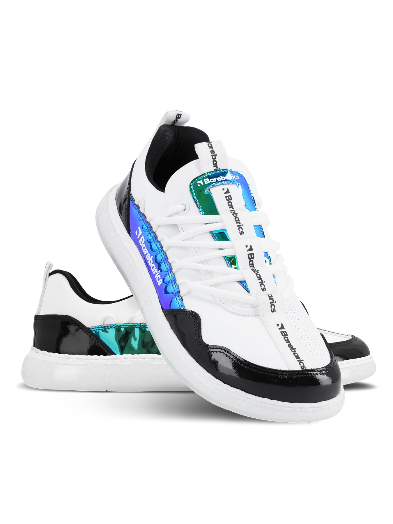Barfuß-Sneaker Barebarics Futura - Iridescent White