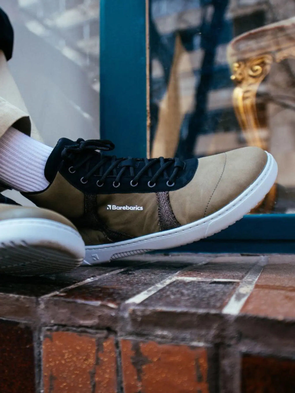 Barfußschuhe Barebarics – Hifly – Dunkelgrün & Grau