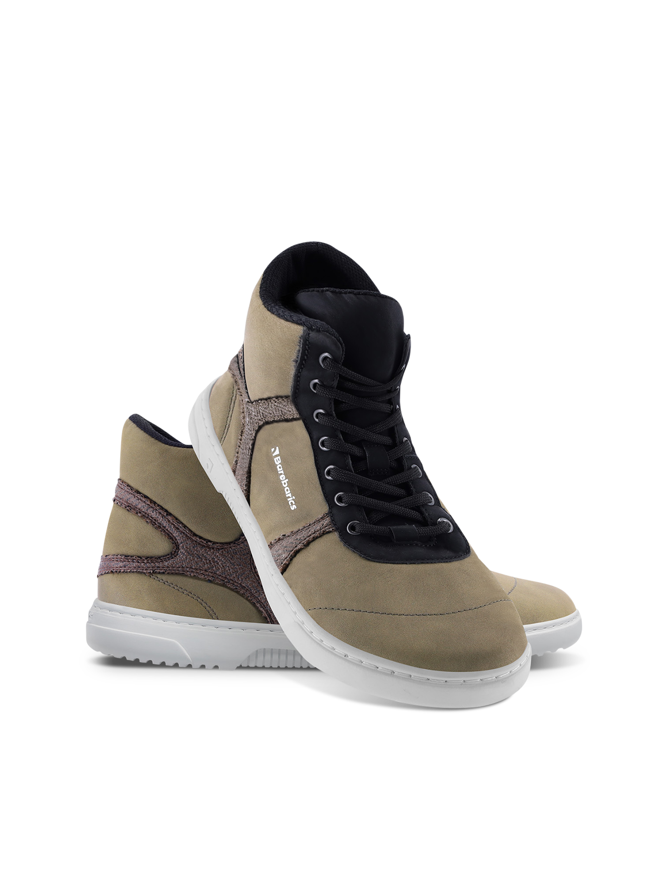 Barfußschuhe Barebarics – Hifly – Dunkelgrün & Grau