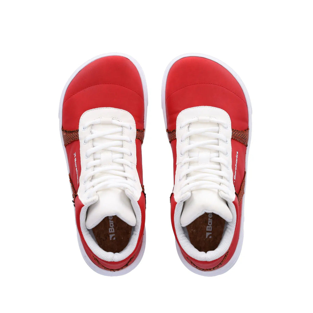 Barfuß-Sneaker Barebarics - Hifly - Rot & Weiß