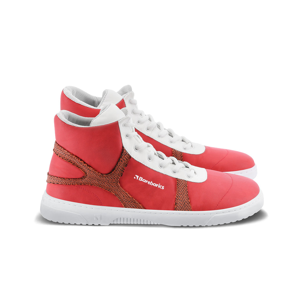 Barfuß-Sneaker Barebarics - Hifly - Rot & Weiß