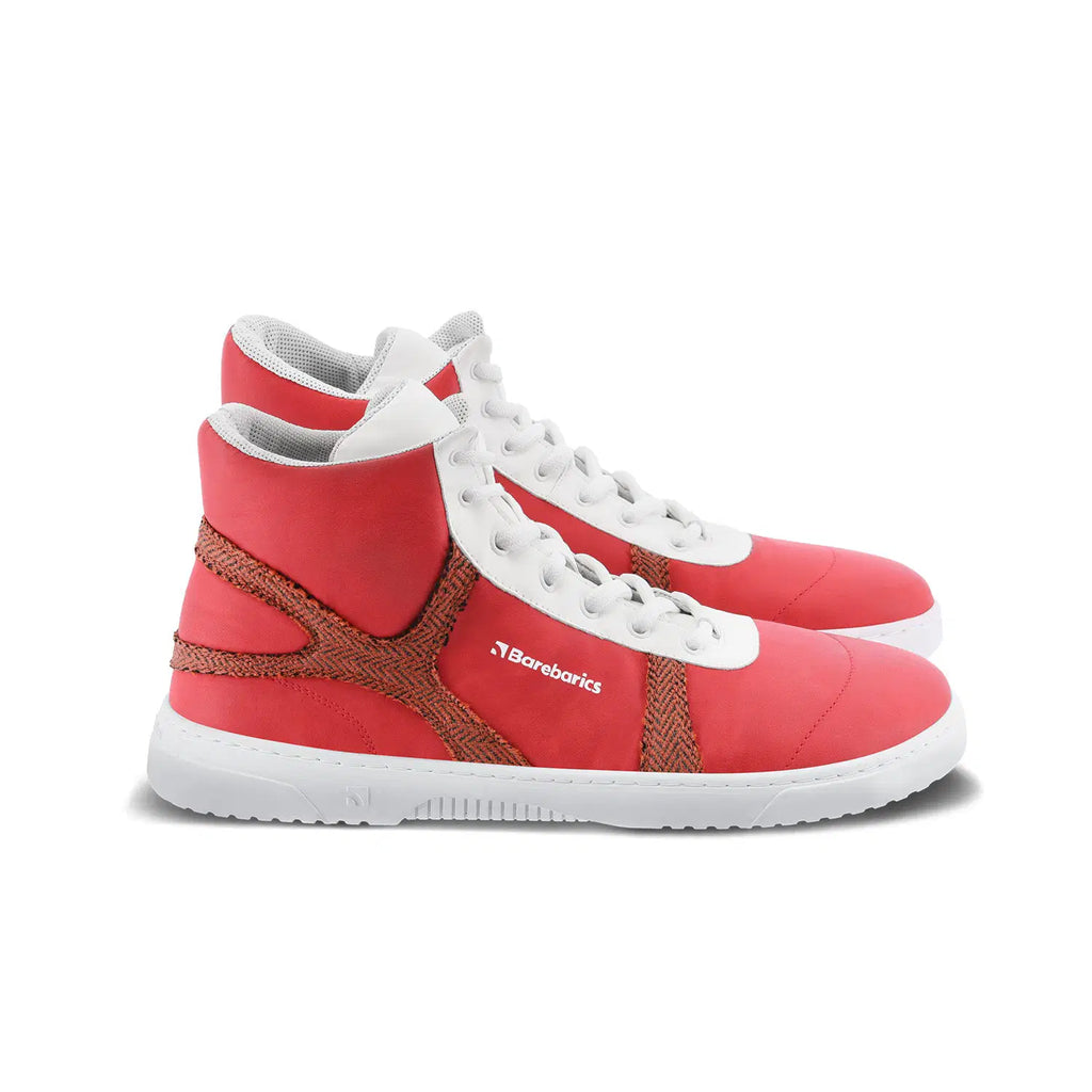 Barfuß-Sneaker Barebarics - Hifly - Rot & Weiß