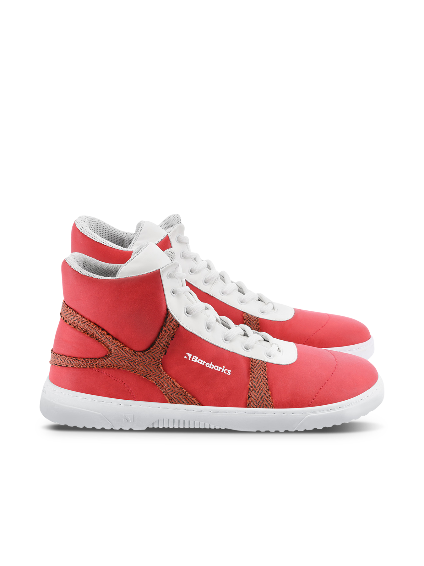 Barfuß-Sneaker Barebarics - Hifly - Rot & Weiß