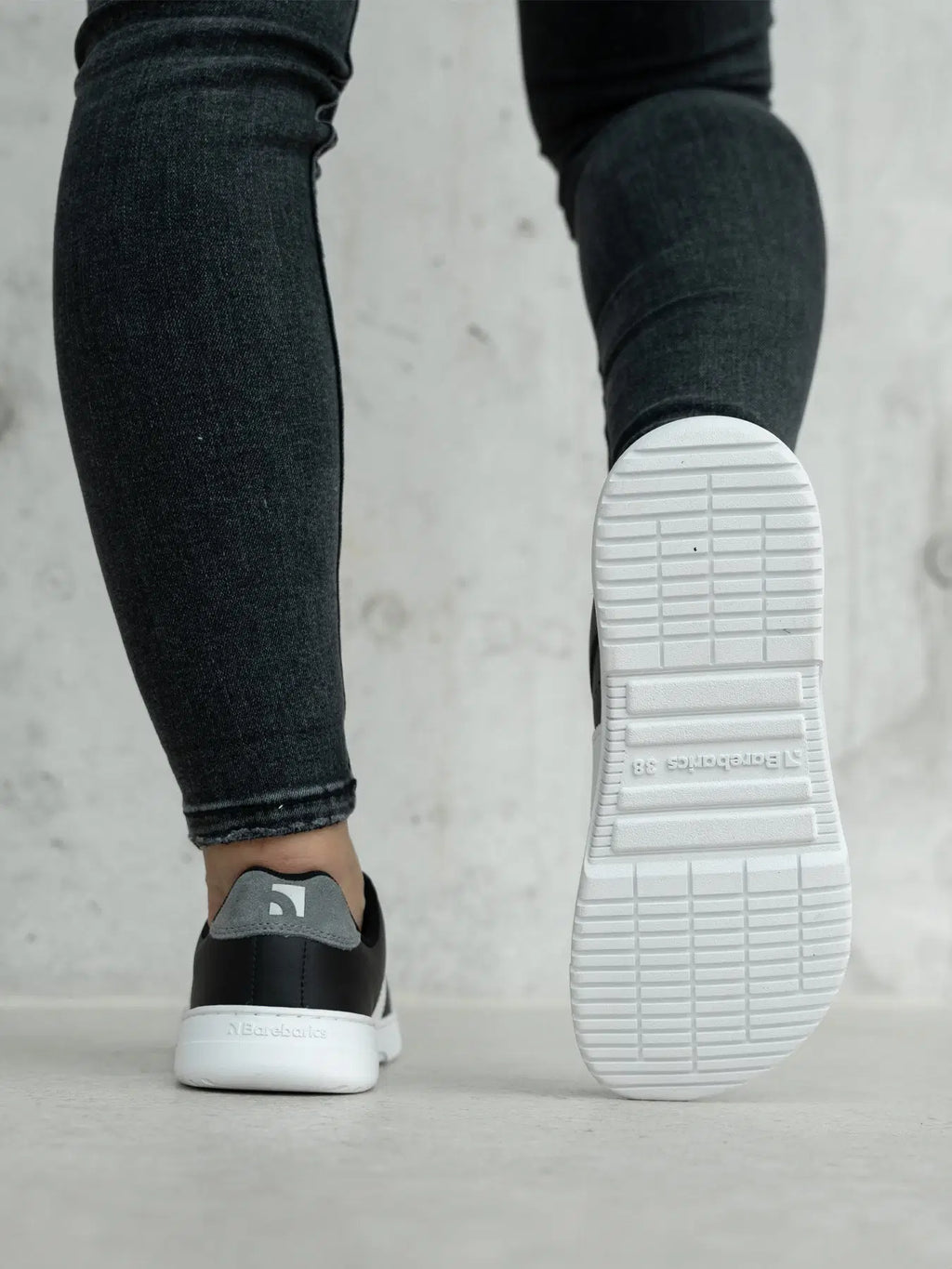 Barfuß-Sneaker Barebarics Icara - Schwarz & Dunkelgrau