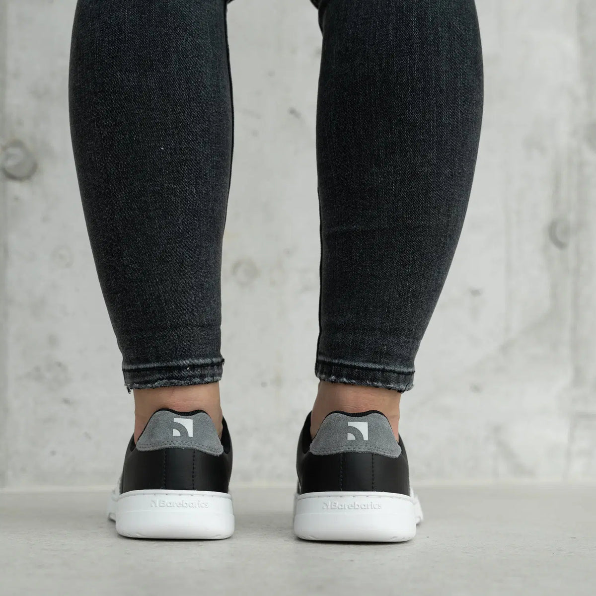Barfuß-Sneaker Barebarics Icara - Schwarz & Dunkelgrau