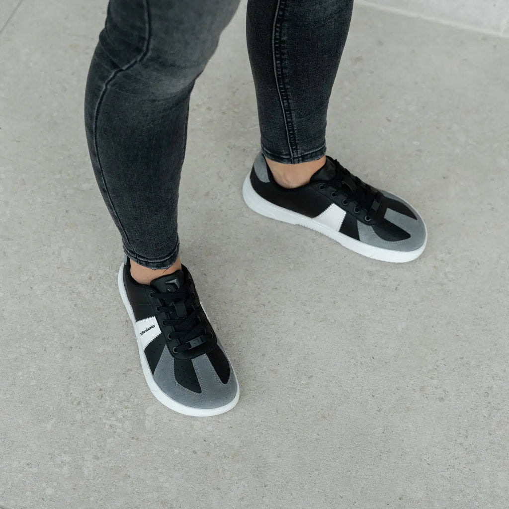 Barfuß-Sneaker Barebarics Icara - Schwarz & Dunkelgrau