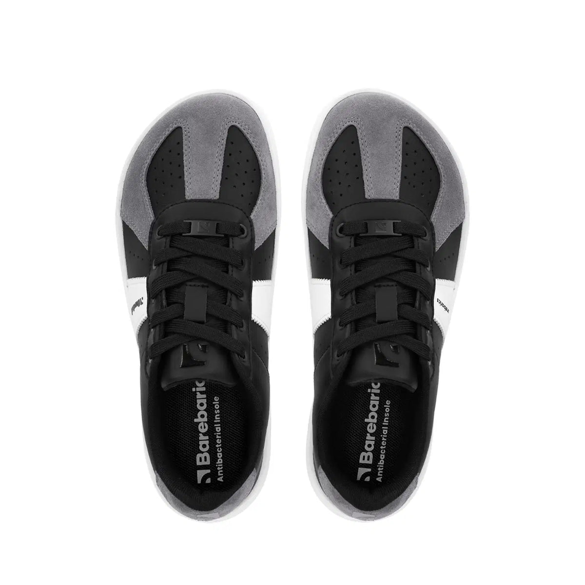 Barfuß-Sneaker Barebarics Icara - Schwarz & Dunkelgrau