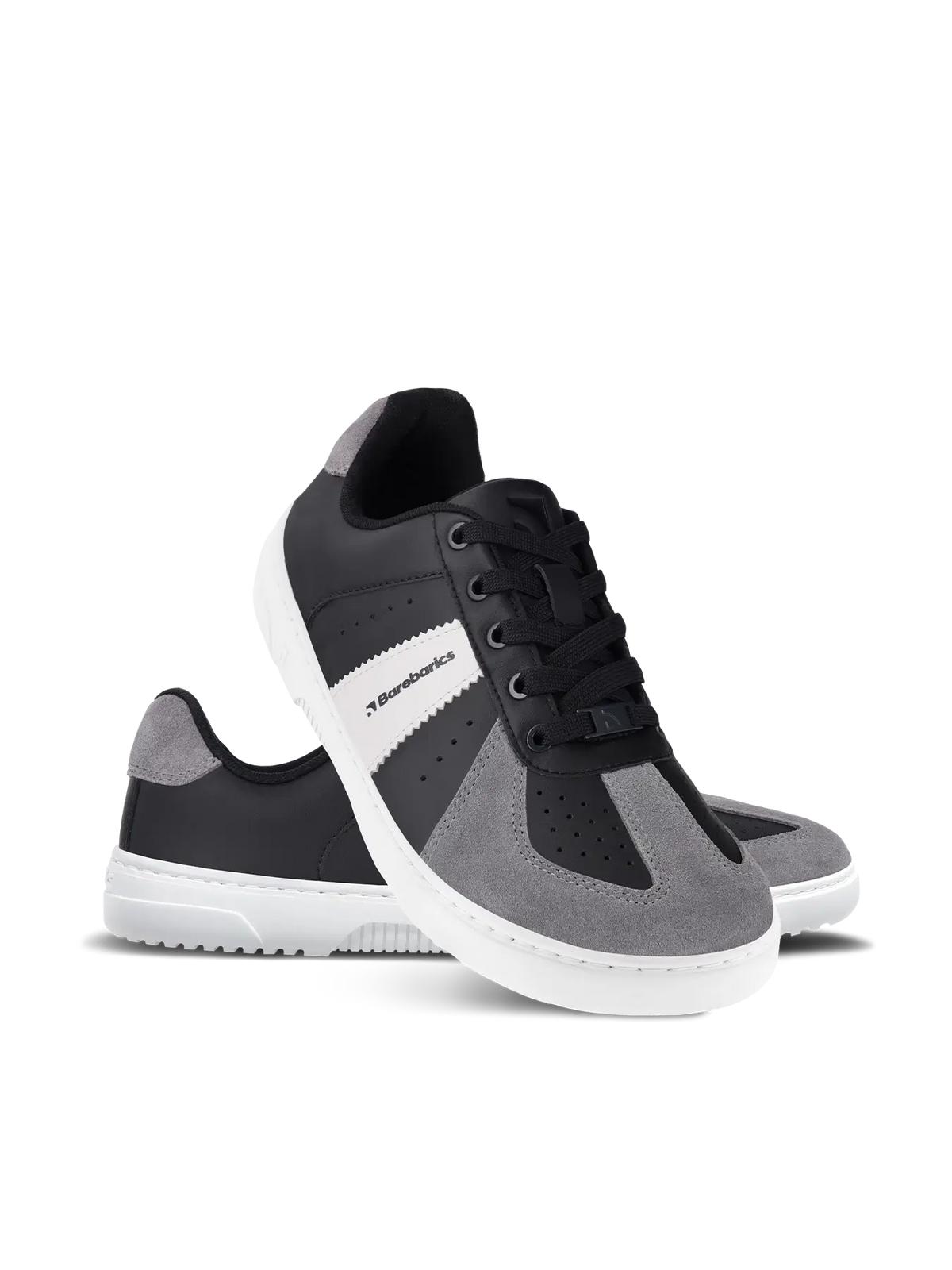 Barfuß-Sneaker Barebarics Icara - Schwarz & Dunkelgrau