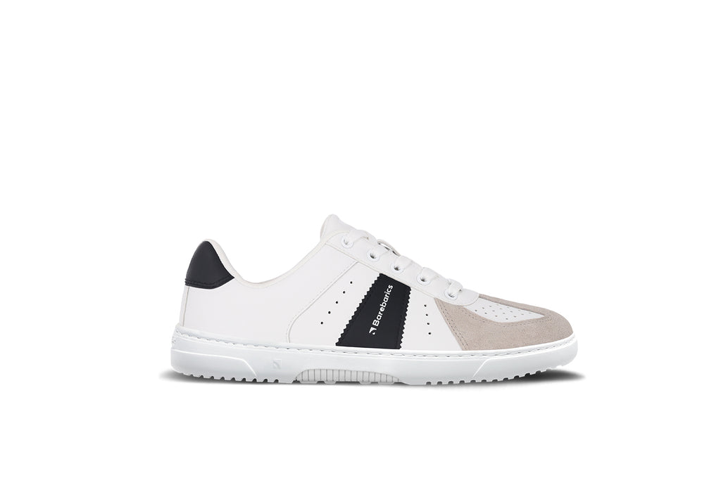 Barfuß-Sneaker Barebarics Icara – Weiß & Beige