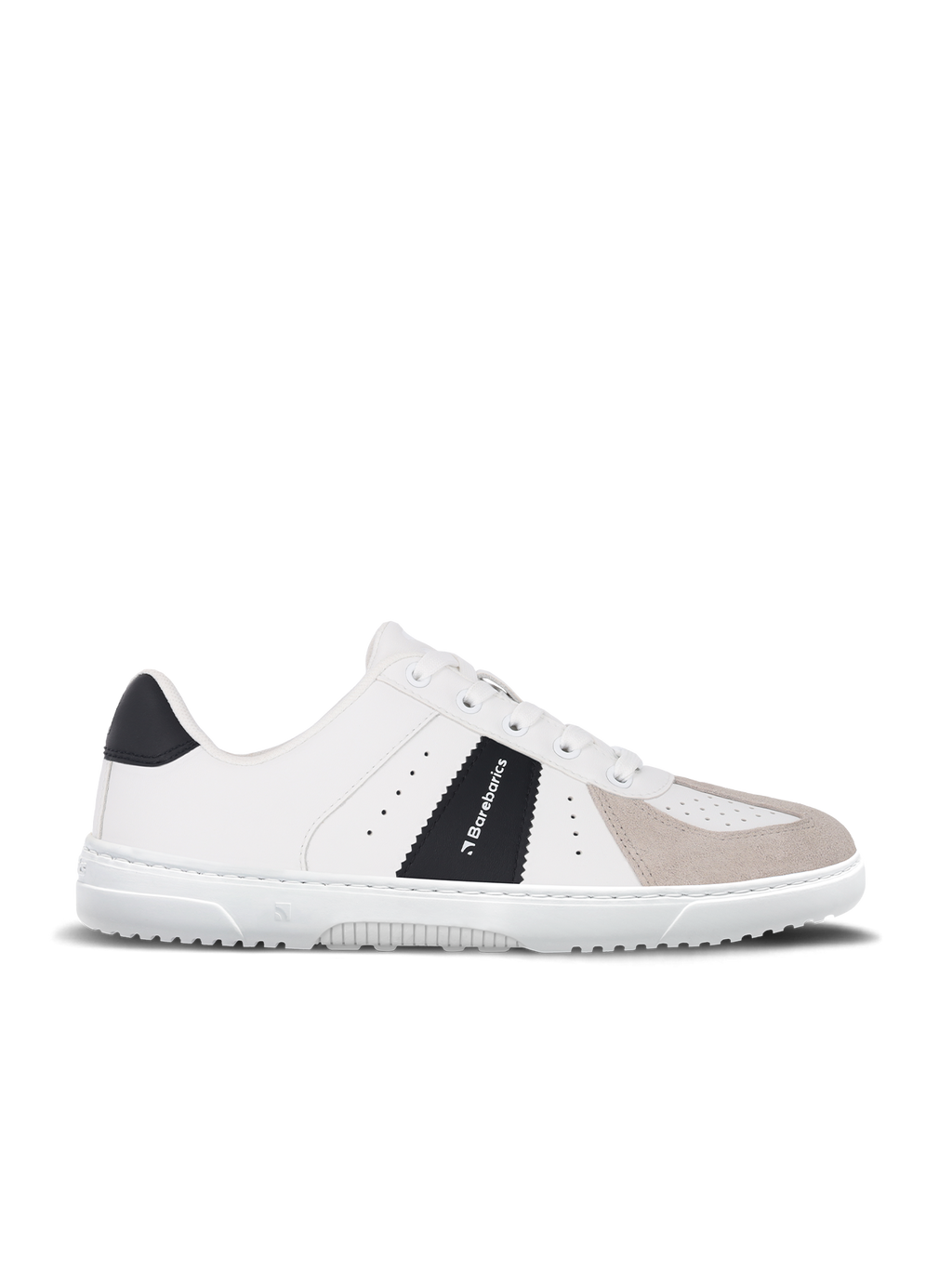 Barfuß-Sneaker Barebarics Icara – Weiß & Beige