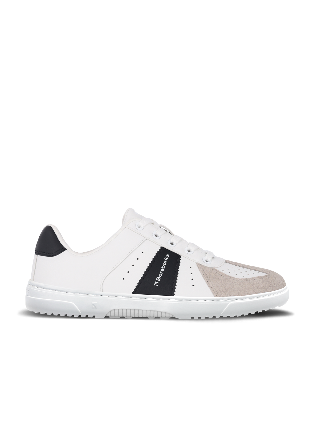 Barfuß-Sneaker Barebarics Icara – Weiß & Beige