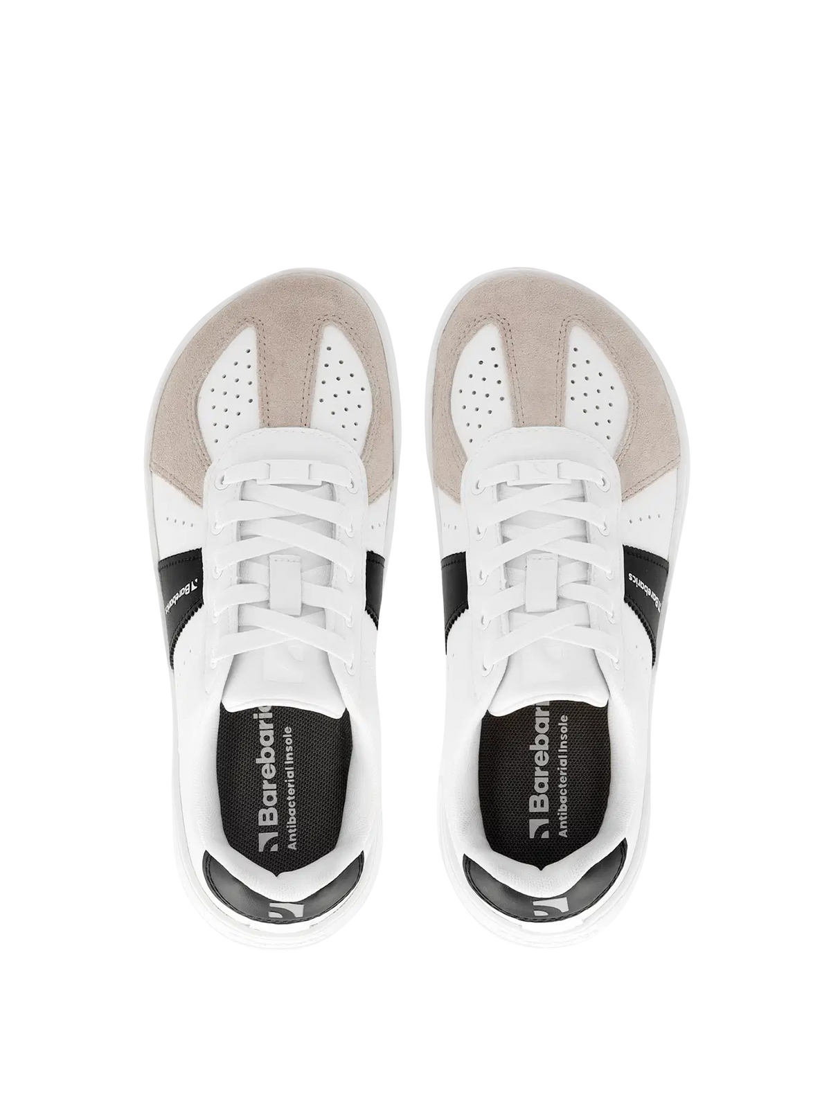 Barefoot Sneakers Barebarics Icara - White & Beige