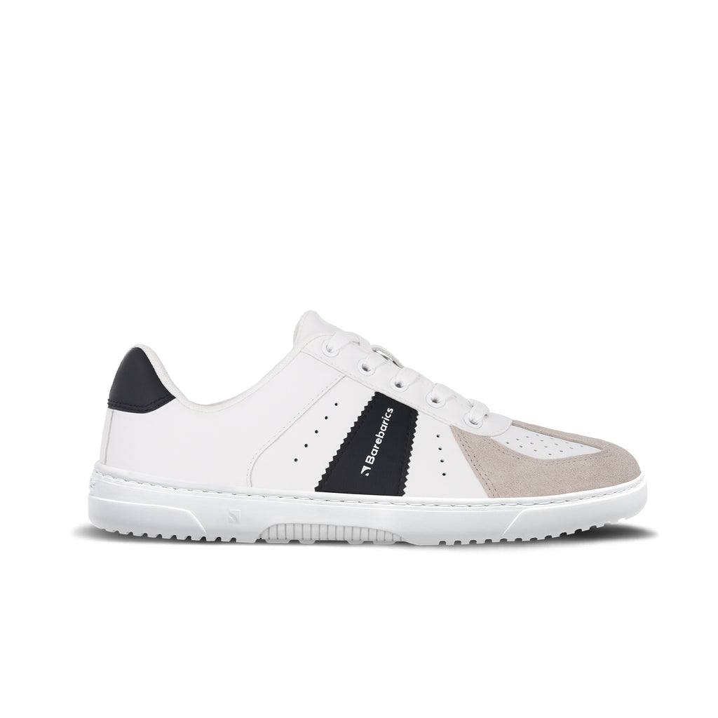 Barfuß-Sneaker Barebarics Icara – Weiß & Beige
