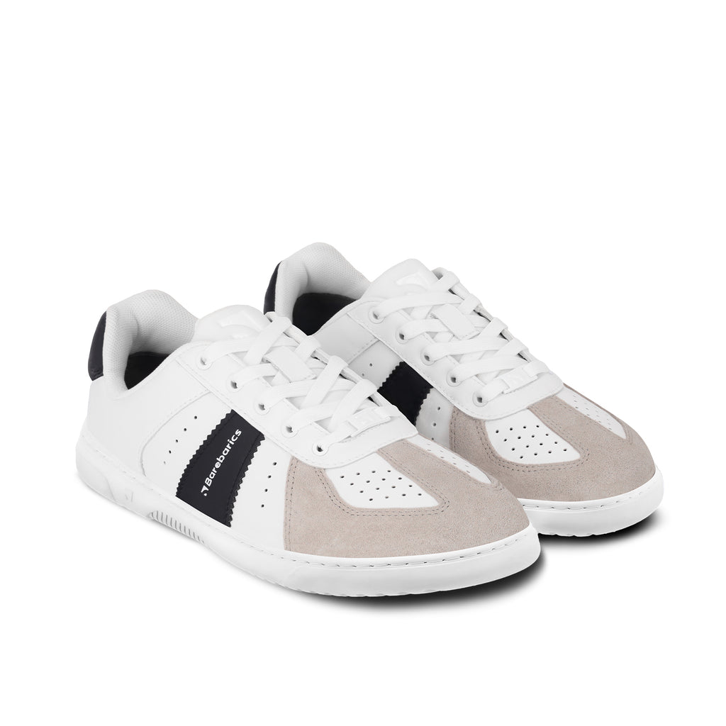 Barfuß-Sneaker Barebarics Icara – Weiß & Beige